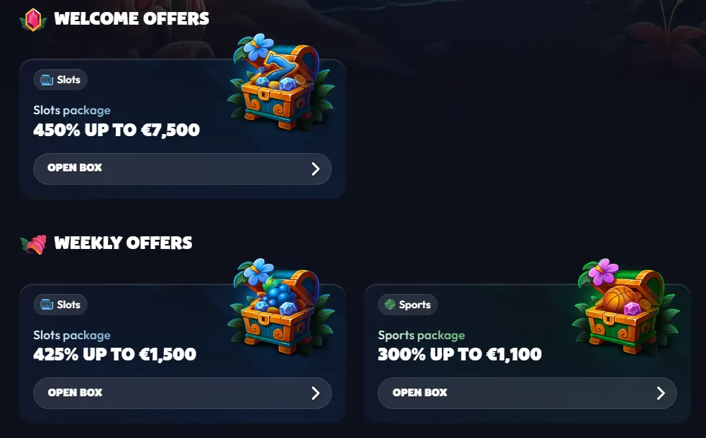 Seven Casino bonus offer